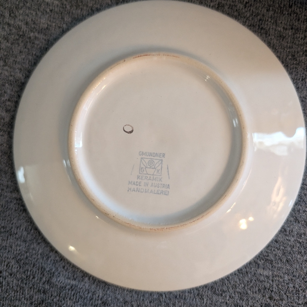 Gmundner Keramik Scattered Flowers/Streublumen Cup & Saucer, VG - Picture 5 of 6